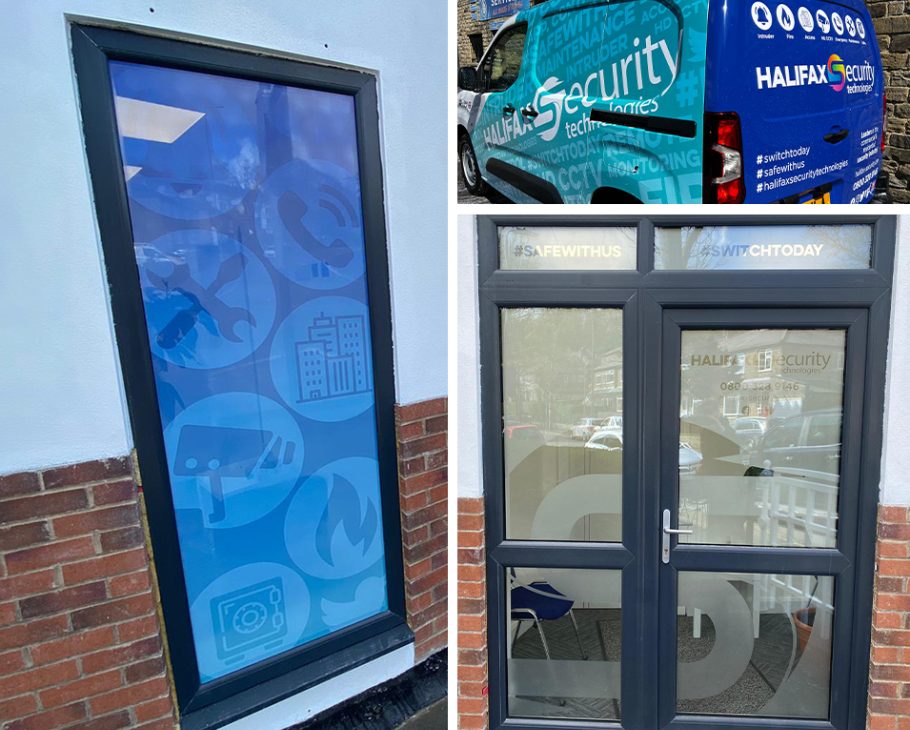 Custom artwork printed vehicle wrap and window graphic full-colour design for businesses